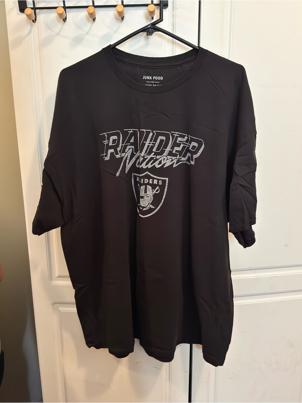 Junk Food Clothing Black 'Raider Nation' Graphic Tee